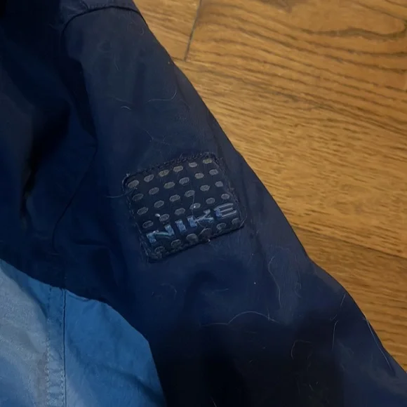 Vintage 90s Nike Heavy Essential Streetwear Navy Heavy Long Puffer jacket sz XL - Picture 9 of 15